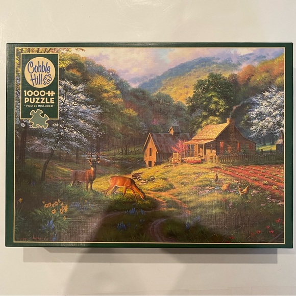 Cobble Hill 1000 Pc Jigsaw Puzzle Country Blessings - Picture 1 of 5